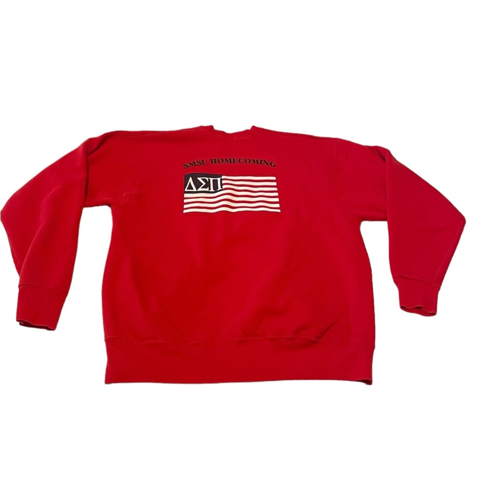 Delta Sigma homecoming SMSU red sweatshirt large 1990s 90s vintage